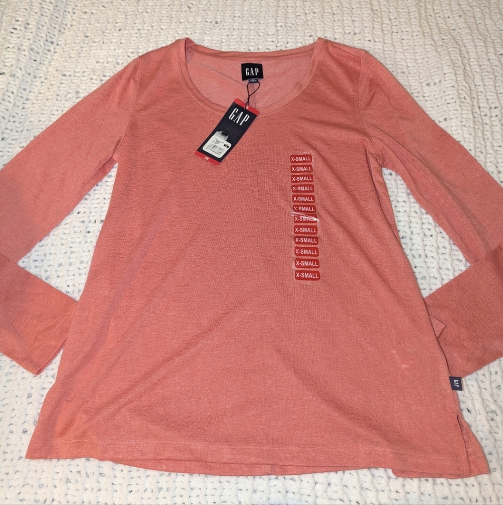 Nwt Gap Orange Xs Top